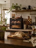 Bread Box for Kitchen Countertop Large Capacity with Top Storage Shelf - Image 7