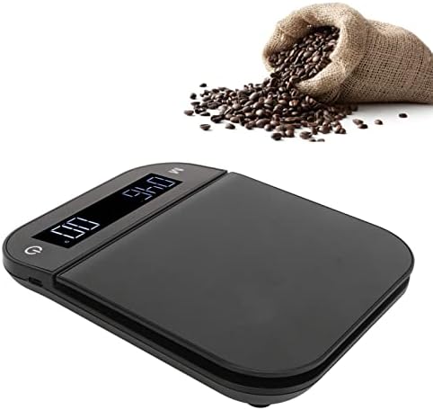 Digital Coffee Scale, 0.1g High Accuracy, Timer, 5kg Capacity, Portable Baking Kitchen Scale, ABS Material - Image 2