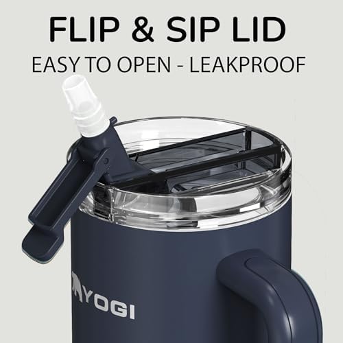 YOGI 40oz Tumbler with Straw - Eclipse - Image 5