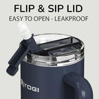 YOGI 40oz Tumbler with Straw - Eclipse - Image 5