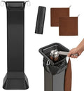 Extra Large Freestanding Espresso Coffee Knock Box with Garbage Bags for coffee shops restaurants home kitchens,Espresso Coffee Grounds Floor Standing Knock Box with Towels and Hook by Unknown
