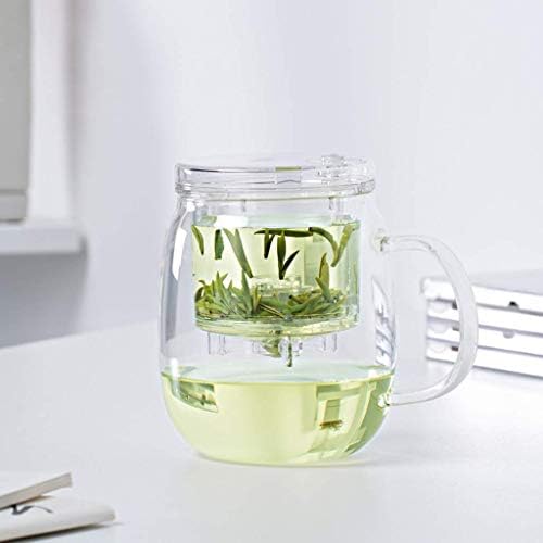 Japanese Cast Iron Tetsubin Teapot Glass Teapot 600ml with Heat Resistant Stainless Steel Infuser - Image 5