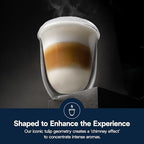 De'Longhi America 5513296661 Creamy Collection Double Walled Thermo Cappuccino Glasses (Set of 6), Clear - Image 3