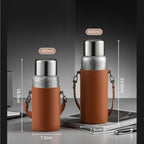 Ti Insulated Cup, Double Layer Tea Infuser 600ml 450ml Portable Hot Cold - Image 6