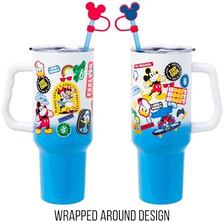 Silver Buffalo Disney Mickey and Friends Donald Duck Goofy, Tumbler, 40oz - Image 5