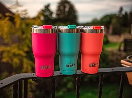 40 oz tumbler - Vacuum Insulated Tumbler with Straw - Leak Proof Stainless Steel Travel Mug - Double Wall Iced Coffee Cup - Reusable Water Bottle - Gifts for Mom, Women and Men (Cupcake Pink) - Image 4