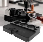 Zerodis Coffee Tamper Mat, Nonslip Detachable Silicone Coffee Tamping Station Pads Accessories Storage Suitable for Barista Home Kitchen Bakeries Cafe Shop - Image 3