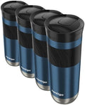 Contigo Byron 2.0 Stainless Steel Travel Mug with Snapseal Lid and Grip, Blueberry, Great for hot and cold beverages, 20 oz (Pack of 4) by Contigo