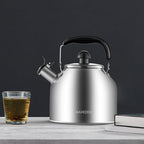 4.2 Quart/4L 18/8 Stainless Steel Whistling Tea Kettle - Image 2