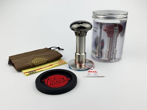 54.00mm Standard Set Black Mirror Jellyfish AL Handle Coffee Tamper - Image 4