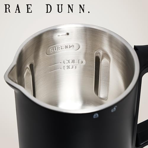 Rae Dunn 8-in-1 Nut & Plant Milk Maker – Almond, Oat, Soy & More – 800ml Cold / 700ml Hot – Automatic, Delay Start, Self-Clean – Includes Stirrer, Measuring Cup & Brush, Black - Image 7