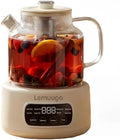 Lemuugo 1.2L Electric Glass Tea Kettle with Infuser, Temp Control by lemuugo