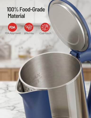 Electric Kettle Temperature Control, Electric Tea Kettle Hot Water Boiling - Image 4