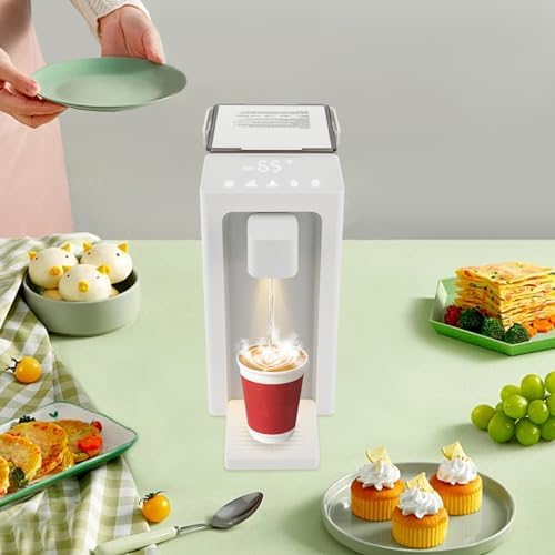 Instant Hot Water Filter Dispenser Countertop Water Filter System for Quick Heating, Adjustable 5 Temperatures & 3 Water Volume Outputs, 101 Ounce 3L Capacity, Safety Lock, 110V 1450W - Image 3