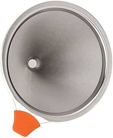 Reusable Stainless Steel Pour Over Coffee Dripper, Removable Cone Filter with Stand for Effortless Brewing - Image 6
