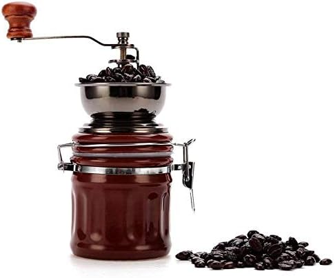 Manual Coffee Bean Grinder Vintage Hand Spice Pepper Burr Mill Ceramic Core Household Coffeeware - Image 2