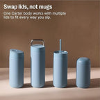 Fellow Carter Slide Ceramic Lined Travel Mug 12 oz, Coffee, One-Handed Lid - Image 5