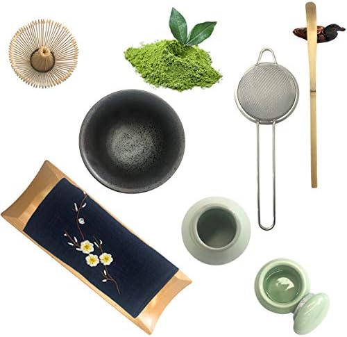 Artcome Traditional Japanese Matcha Tea Set (9Pcs) - Image 2