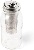Jarware Cold Brew Coffee Maker and Tea Infuser Lid For Wide Mouth Mason Jars,Black - Image 2