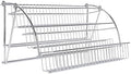 GLOGLOW Rack Down Seasoning Organizer Cabinet Organizer 2 Tier Out Shelf with Iron Construction for Kitchen Pantry Cabinet Storage Pull Down Rack Pull Nan by GLOGLOW