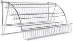 GLOGLOW Rack Down Seasoning Organizer Cabinet Organizer 2 Tier Out Shelf with Iron Construction for Kitchen Pantry Cabinet Storage Pull Down Rack Pull Nan by GLOGLOW