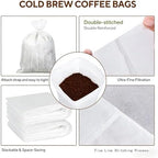 50 Pcs 20x20 Drawstring Cold Brew Coffee Filter Bags, Commercial - Image 4