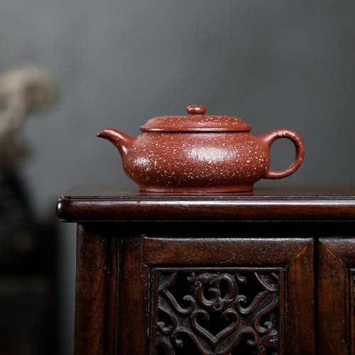 Tea Pots For Loose Tea Original Ore High Temperature Section Burning Red Coarse Sand Open Furnace Teapot Tea Room Table Tea Set Tea Infuser Pot - Image 7