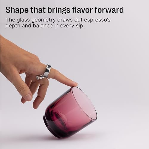 Fellow Pirch Cortado Cups 4.5 oz, Set of 12, Soda Lime Glass Woodland - Image 5