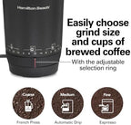 Hamilton Beach Custom Grind Electric Coffee Grinder For Up To 14 Cups - Image 2