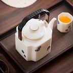 Tea Pots For Loose Tea Simple White Porcelain Teapot 1000ml Large Capacity Office Liner Filter Teapot Tea Infuser Pot - Image 6