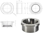 Conical Grinder Burr Set Replacement Stainless Steel Conical Grinder Burr Set 48mm Coffee Spare Parts - Image 4