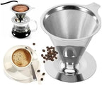 Reusable Coffee Filter Holder Double Layer Stainless Steel - Image 2