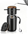 Portable Pour-Over Coffee Mug with Stainless Steel Filter by Unknown