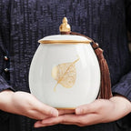 Ceramic Tea Canister with Sealed Lid for Loose Leaf Storage - Image 6
