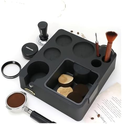 Espresso Tamping Station With Knock Box Coffee Portafilter Holder Stand 51mm 54mm 58mm For Delonghi Breville Barista Accessories - Image 3
