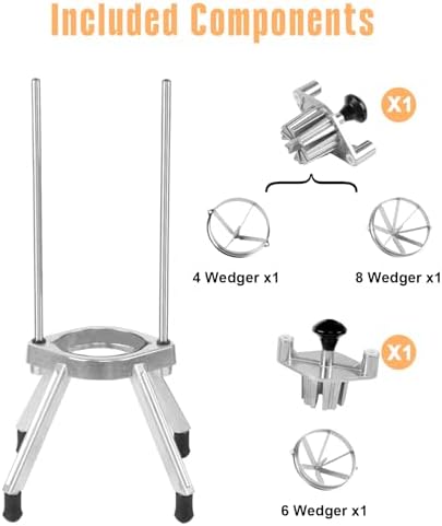 Commercial Lemon Slicer & Citrus Wedger, 4/6/8-Wedge Lemon Lime Cutter - Image 3