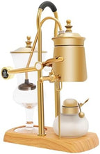 Royal Belgian 15oz Belgium Balance Syphon Coffee Maker Siphon Brewer Golden by Unknown