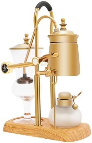 Royal Belgian 15oz Belgium Balance Syphon Coffee Maker Siphon Brewer Golden by Unknown