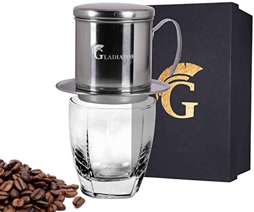 Vietnamese Coffee Maker Filter Phin, Small French Press Portable Cup, Single Serve Coffee Makers, Gift for coffee lovers - Image 2