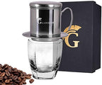 Vietnamese Coffee Maker Filter Phin, Small French Press Portable Cup, Single Serve Coffee Makers, Gift for coffee lovers - Image 2