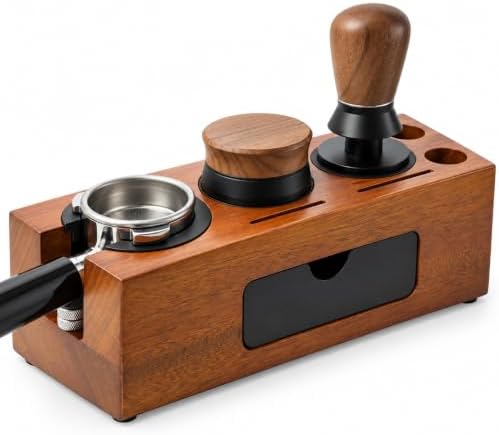 Espresso Tamping Station - 8 in 1 Espresso Organizer for Stroage 51/53/54/58mm Coffee Tamper Distributor Portafilter Puck Screen Accessories - Image 2