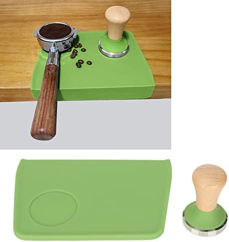 Coffee Tamper Mat with Silicone Design for Tamping Efficiency in Home or Caf Use 8.1x5.7in (51mm / 2.01in Tamper) - Image 2