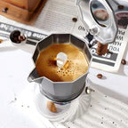Stovetop Espresso Maker Moka Pot 2 Cup Italian Coffee Maker Color Green - Image 5