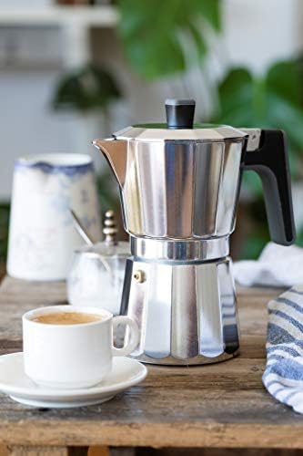 BRA Perfecto – Italian Induction Coffee Maker, Aluminium, Capacity 6 Cups, Silver, 18 x 10 x 19 cm - Image 7