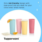 Tupperware Tumbler Set in Multicolor, 12 Count, Dishwasher Safe and BPA Free (12 Tumblers, 12 Lids, 16 fl oz each) - Image 5
