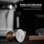 54mm Espresso Tools Set | 54mm Bottomless Portafilter with Black Aluminum Alloy Handle | 54mm Tamper with Walnut Handle | Fit 54mm Breville & Sage Barista Espresso Machine - Image 6