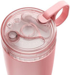 KISSKIND Leakproof Iced Coffee Tumbler 24 oz, Insulated Ceramic Lined Cup - Image 4