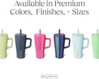BrüMate Era 20 oz Tumbler with Handle and Straw | 100% Leakproof Insulated Tumbler with Lid and Straw | Made of Stainless Steel | Cup Holder Friendly Base | 20oz (Java) - Image 3