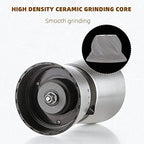 CAFECITO Manual Coffee Grinder | Portable Hand Coffee Bean Grinder with Ceramic Burr | 304 Stainless Steel Conical Burr Mill | Adjustable Grind | Glass Jar | Easy to Clean - Image 5