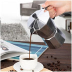 Octagonal Moka Pot 50-600ml Italian Stovetop Espresso Maker Aluminum A/B - Image 5